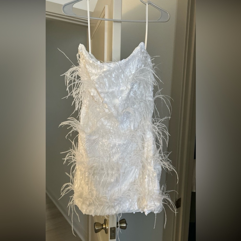White dress would be perfect for ceremony dress or special event ! Never worn